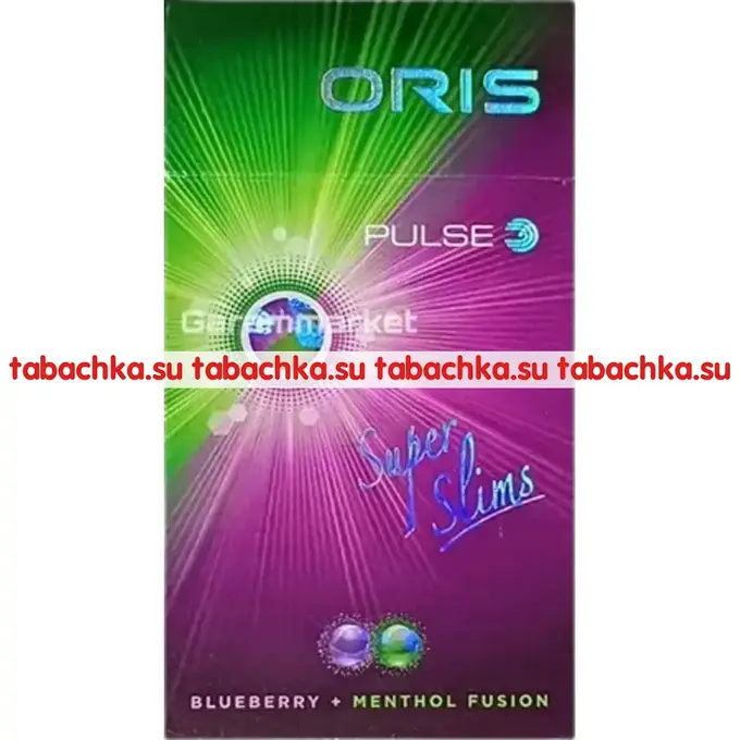 Сигареты Oris Pulse Blueberry Menthol Superslims Сигареты Oris Pulse Blueberry Menthol Superslims